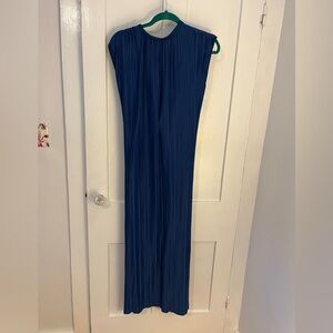 Atlein flawed rent the runway Elegant Blue Pleated Dress